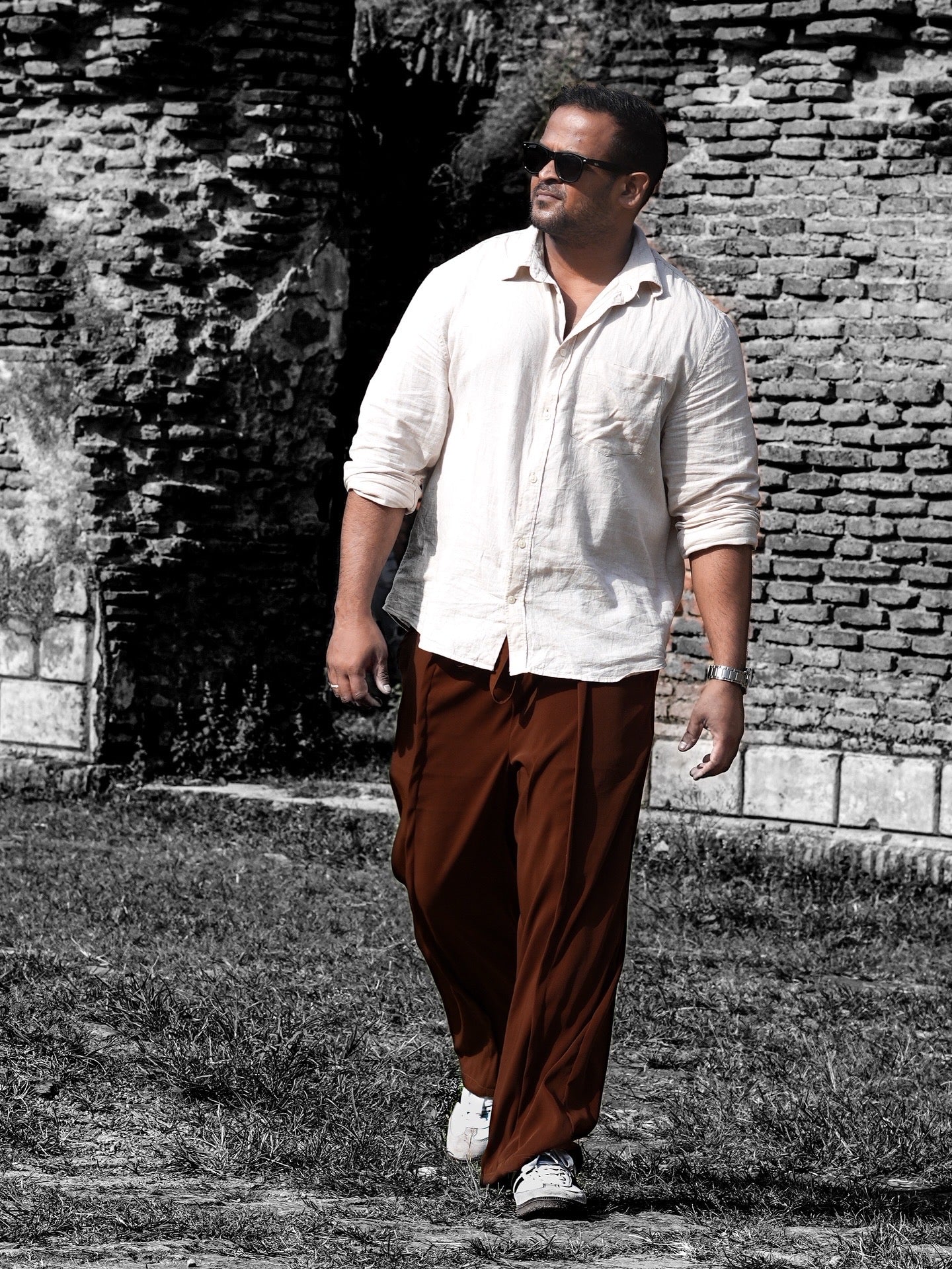 Brown Qavara Lounge Pants