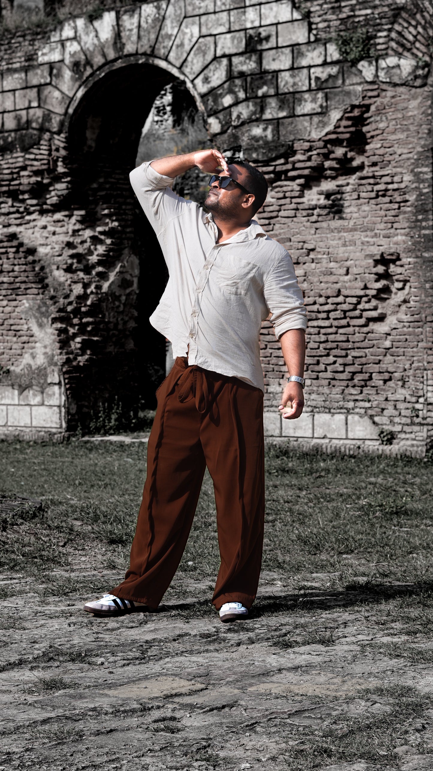 Brown Qavara Lounge Pants