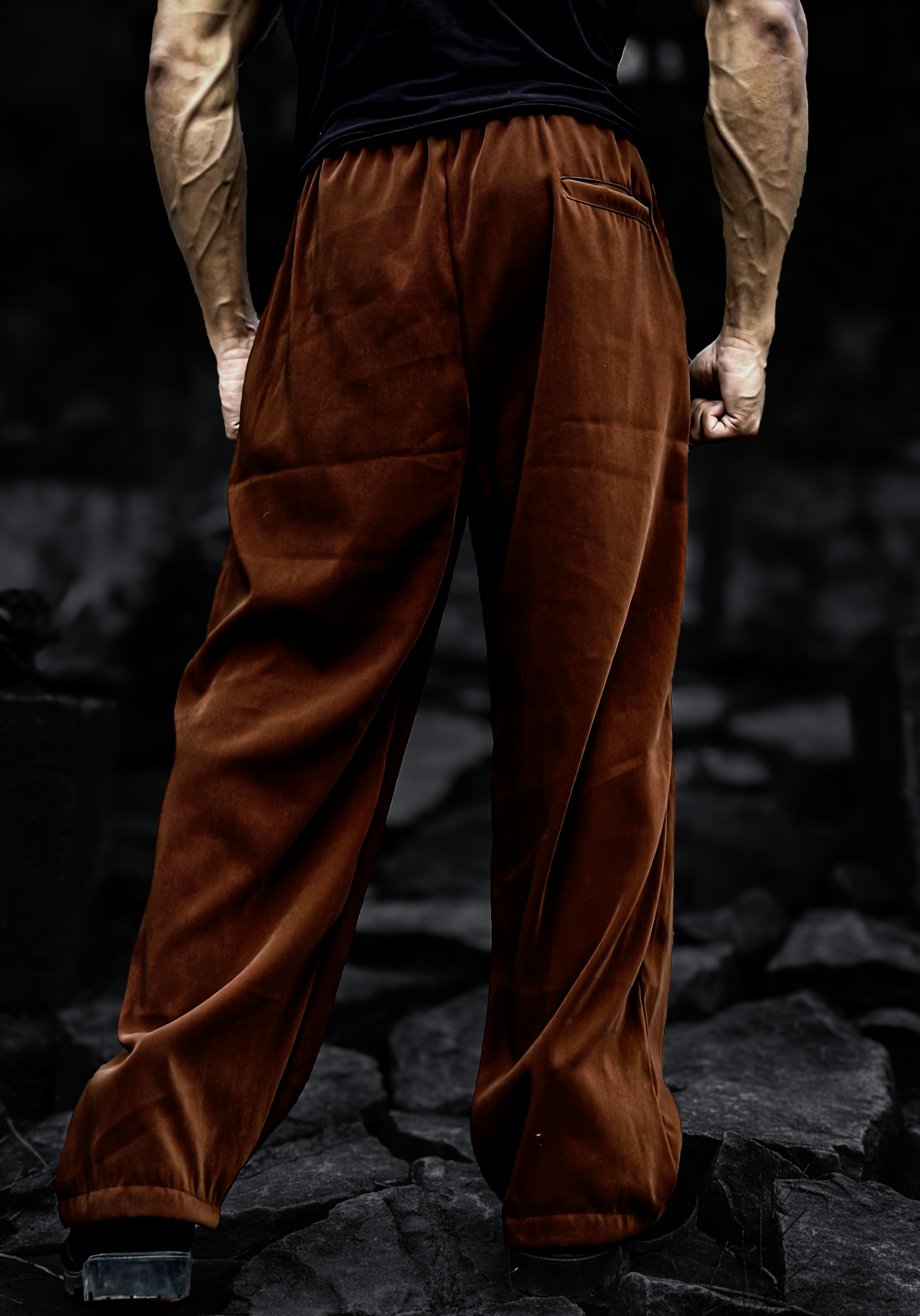 Brown Qavara Lounge Pants