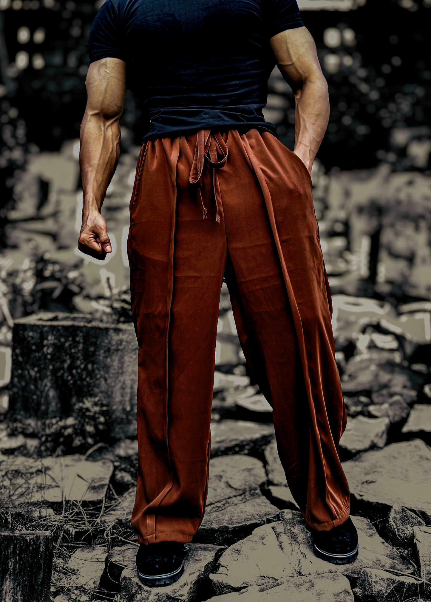 Brown Qavara Lounge Pants