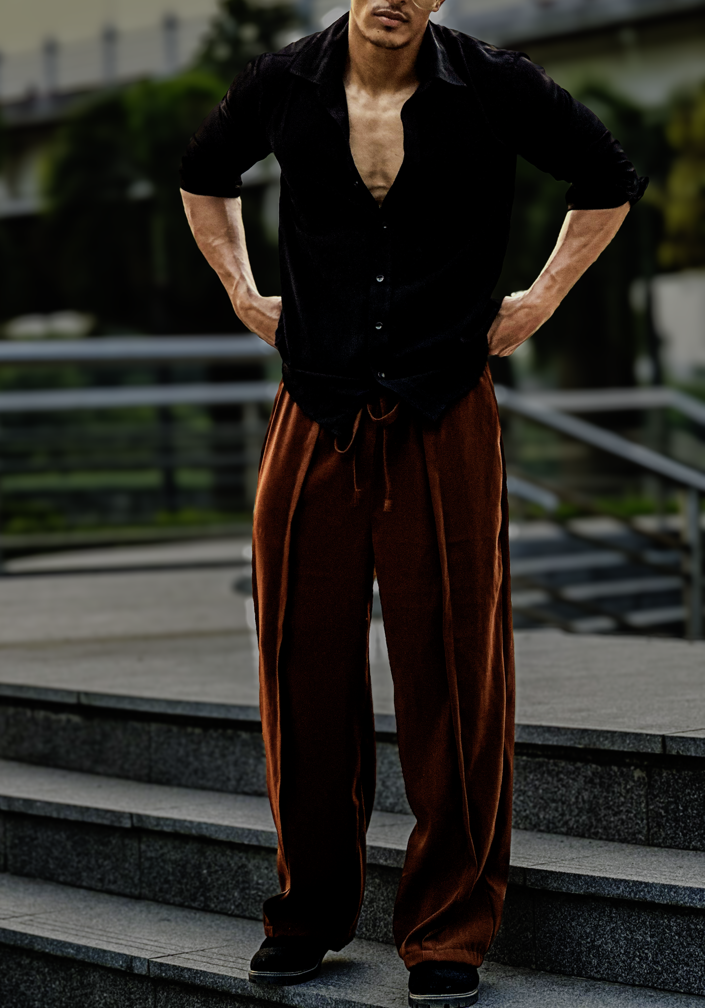 Brown Qavara Lounge Pants