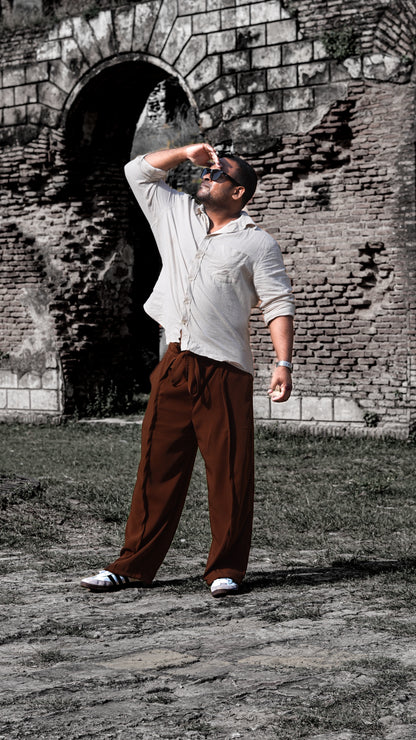 Brown Qavara Lounge Pants