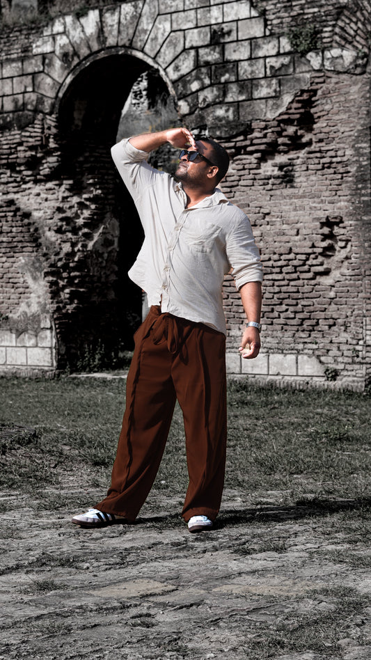 Brown Qavara Lounge Pants