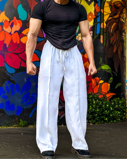 White Qavara Lounge Pants